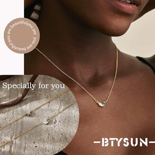 Birthstone Necklace for Women Dainty Gold Necklace with 2 Birthstone Christmas Stocking Stuffers Teen Girl Gifts Trendy Stuff Birthday Gift Moms 2025 Graduation Gift Adjustable Anniversary Jewelry for Daughter Girlfriend Friend
