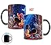 Morphing Mugs Disney – Mickey and Minnie Mouse - 90th Anniversary - Thomas Kinkade - One 11 oz Color Changing Heat Sensitive Ceramic Mug – Image Revealed When HOT Liquid Is Added!