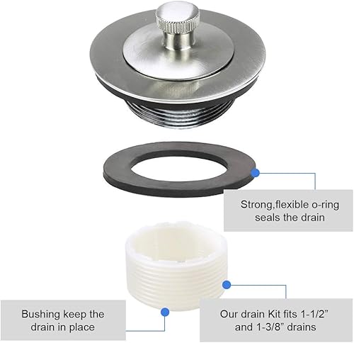 Miniatura 5 de Kit de embellecedores de drenaje de baño de elevación y giro - CP