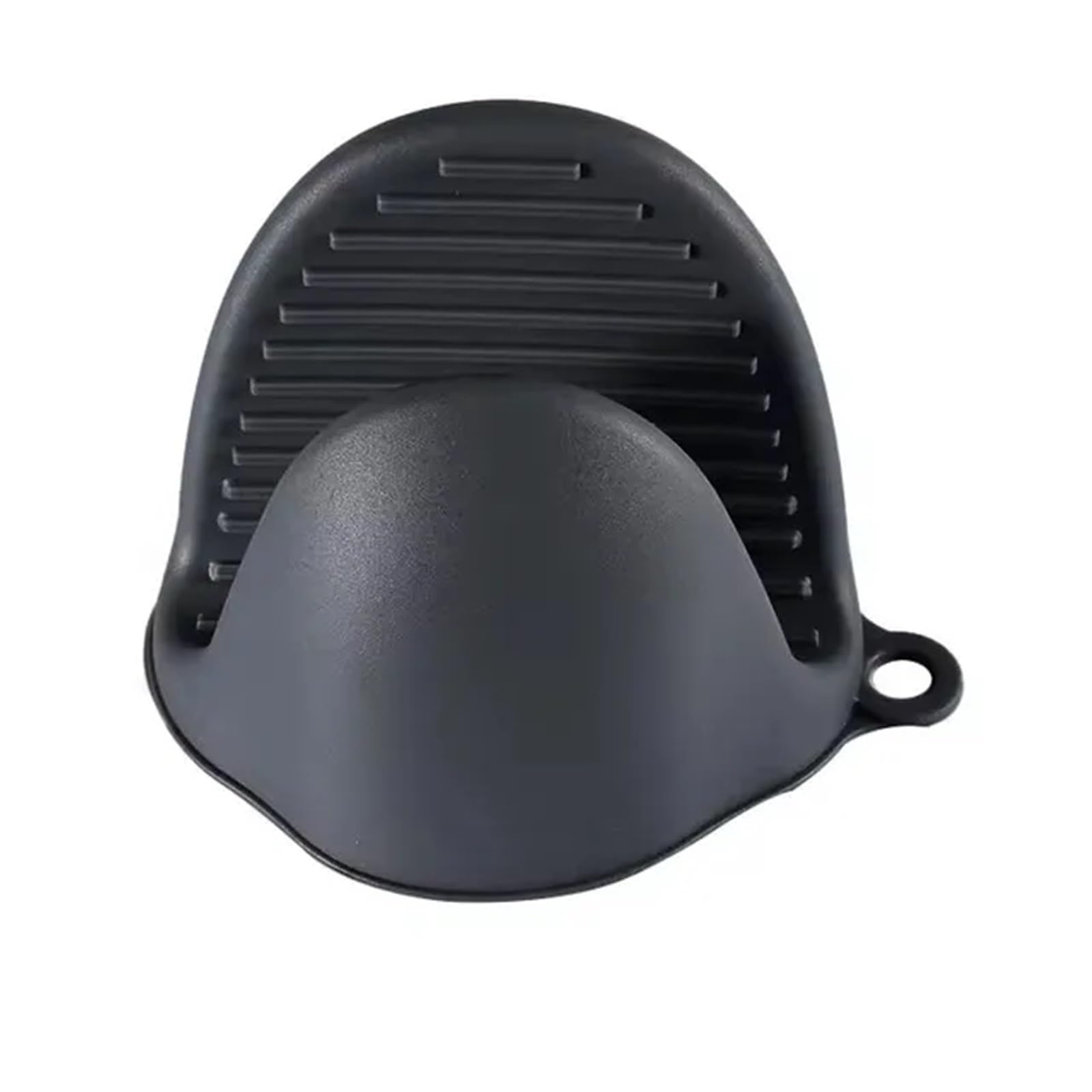 2Pc Oven Mitts Silicone Heat Resistant Pinch Cooking Grips Pot Holder and Potholder for Kitchen For Cooking & Baking(Black)