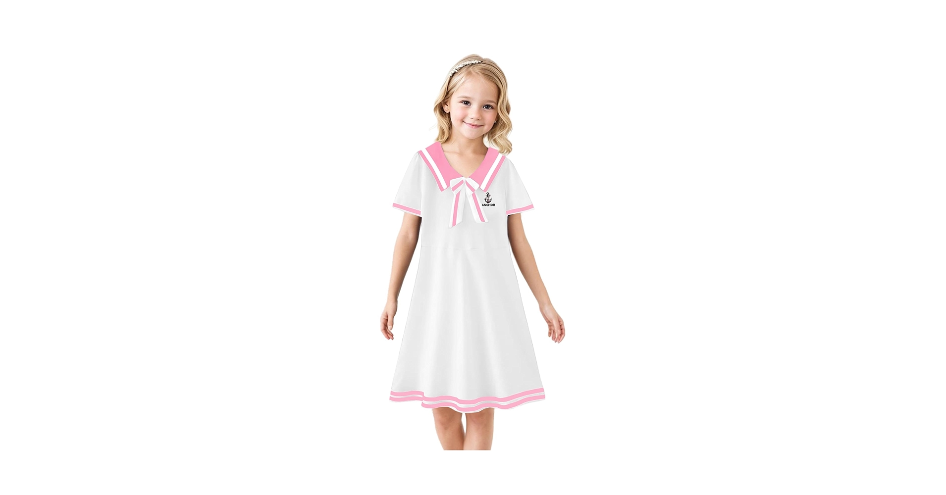 カントク　SAILOR DRESS スリーブ8セット Amazon.com: SANGTREE Girls Nautical Sailor Dresses School