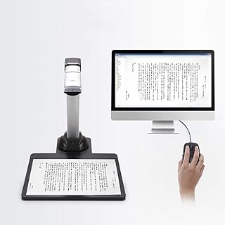 HAIFENG Gao Paiyi A4 A3 A2 Format 18 Million Pixel HD Foldable Book Document Camera Scanner/ A3 Scanning Size with OCR Function LED Light for Classroom Office Library Bank Photo Scanner Machine
