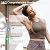 Smart Watches para Mujer, 1.8" Pantalla Táctil Monitor de Fitness para Android y iPhone, Hacer/Recibir Llamadas, Alexa Integrada, Frecuencia Cardíaca/Sueño/SpO2 Monitor Smartwatch, 3ATM Resistente al Agua, 101+ Modos Deportivos, 2 Correas 8