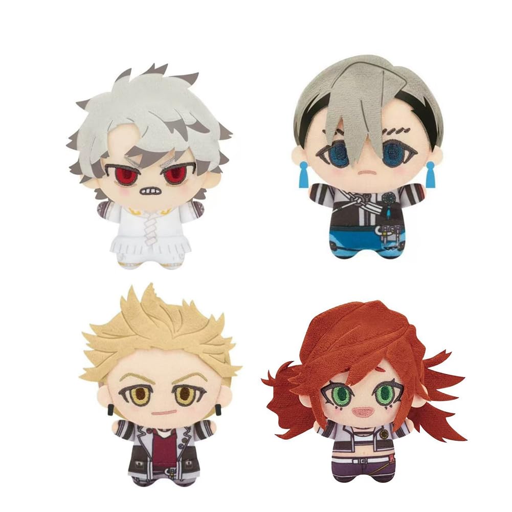 Anime-Plüschfiguren, 10 cm, niedlicher Rudo Surebrec/Zanka Nijiku/Enjin-Can, weich, gefüllt, Mini-Umarmungskissen, Cartoon-Figur, Anhänger, Sammlerstück, Geschenk