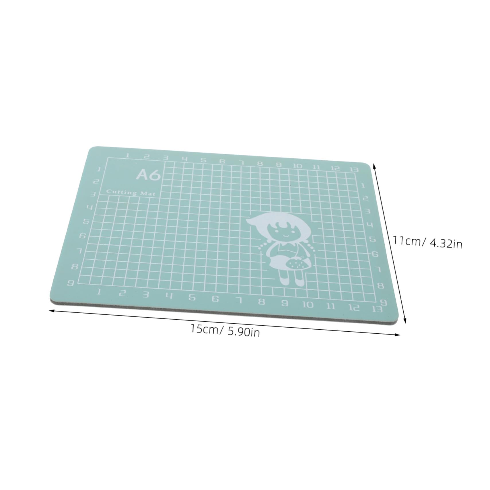 8 pezzi Tappetino da Taglio Doppia Faccia per Studenti Tappetino Fai da Te Anti-scivolo Precisione per Cucito e Quilting Leggero e Portatile per Progetti Manuali