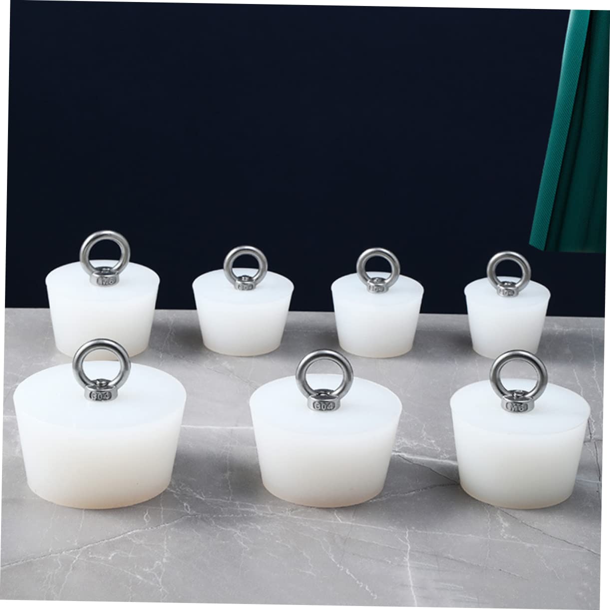 Ciieeo 12 Piezas Tapón De La Bañera De La Cocina Tapón De Drenaje del Fregadero Universal Recogedor De Pelo Tapón De Pelo para Bañera Tapa De Colador Baño Sólido Lavabo Metal