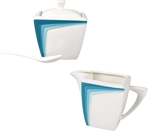 Jarra de leche para azúcar, juego de crema de cerámica y azúcar para regalo de boda, crema y azucarera, tarro de azúcar, juego de servir café, jarra