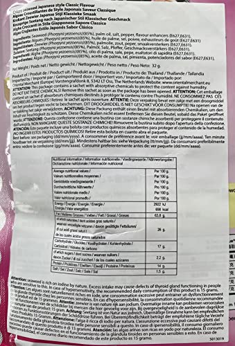 Tao Kae Noi Crispy Seaweed Snack Japanese Sauce, knuspriger Algensnack japanischer Art, 32 g