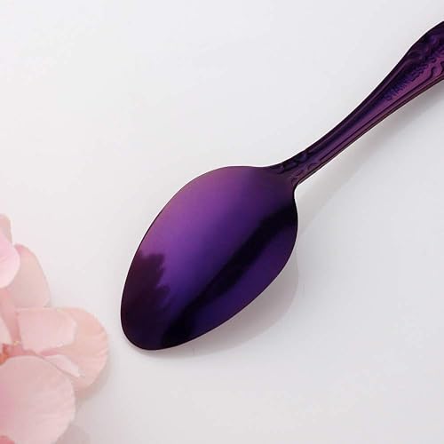 Miniatura 249 de Juego de 12 cucharas de café, mini cucharas de café, cucharas de espresso de acero inoxidable, cucharas pequeñas para postre, té, aperitivo, 4.6