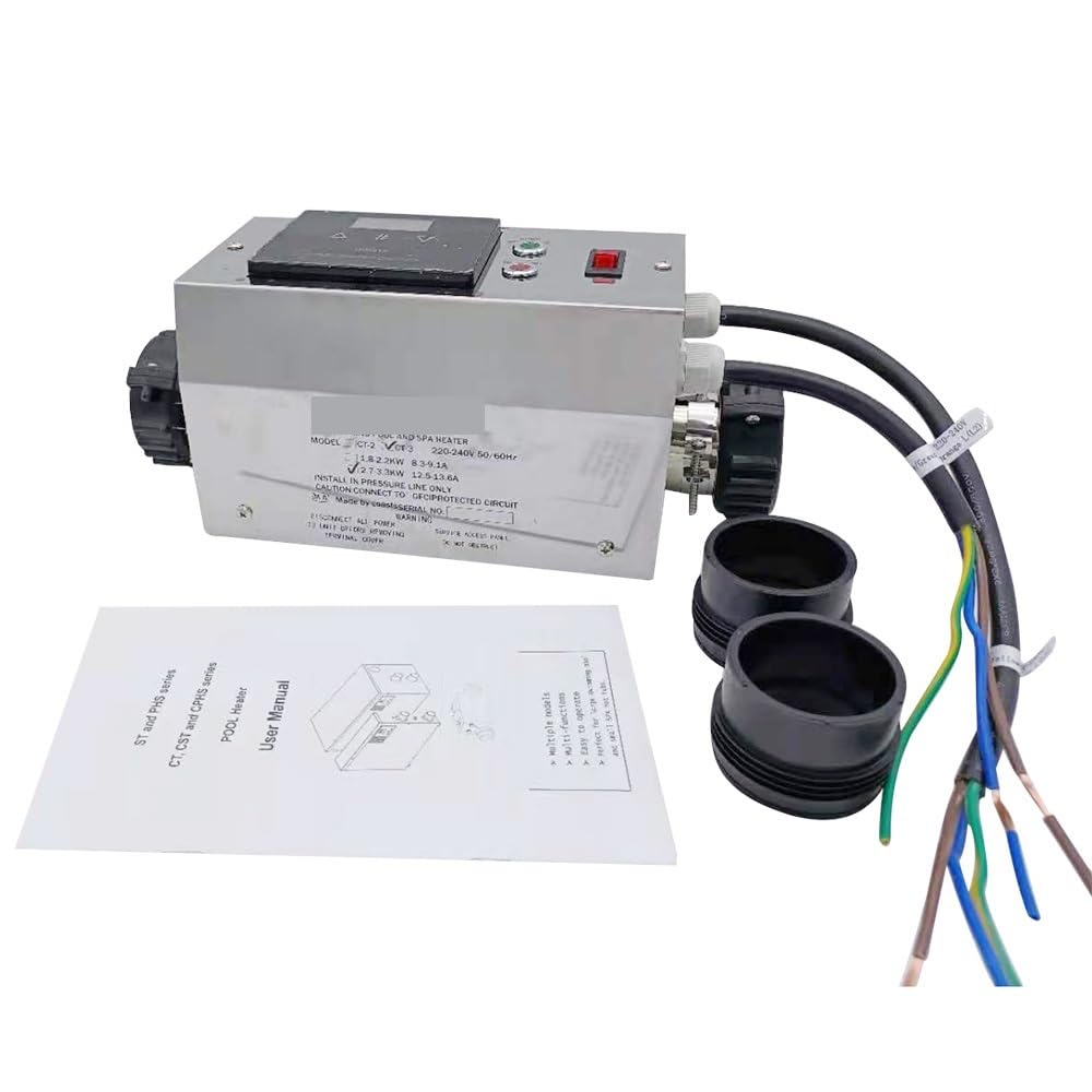 Podgrzewacz wody, 3KW podgrzewacz basenowy elektryczny basen i wanna SPA ogrzewanie wody termostat akcesoria do basenów