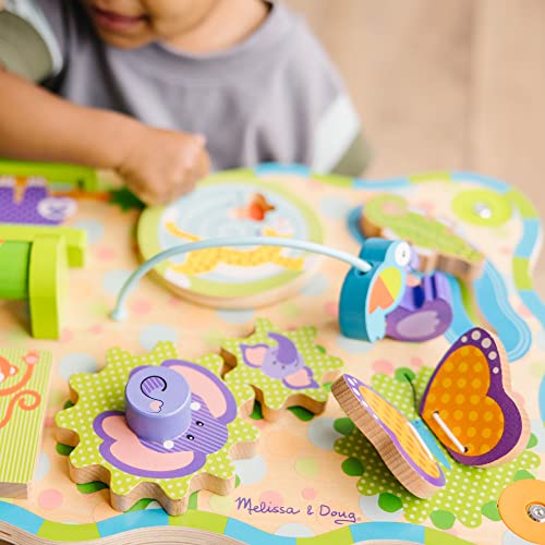 Melissa & Doug First Play Children’s Jungle Wooden Activity Table For Toddlers #TOP6