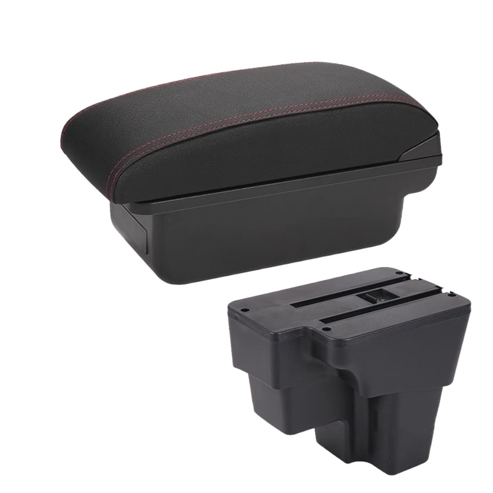 Baiqimv For KIA For RIO For STONIC For Cerato Car Armrest Box Europe South Retrofit Parts Car Storage Box Car Accessories 2015-2021(C1 NO USB)