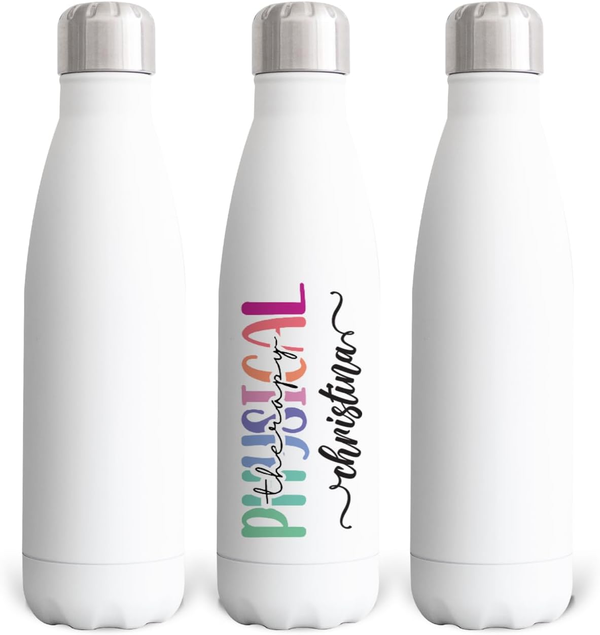 Personalized Physical Therapy 14oz Skinny Coffee Mug, PT Appreciation Stainless Steel Mug, Graduating PT Student, Physical Therapist Vacuum Insulated Water Bottle, Physiotherapy Cup with Lid