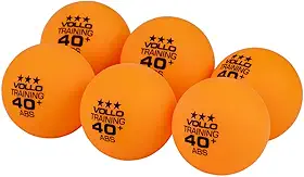 Kit 6 Bolas de Tênis de Mesa Ping-Pong Training 3 Estrelas ABS Vollo