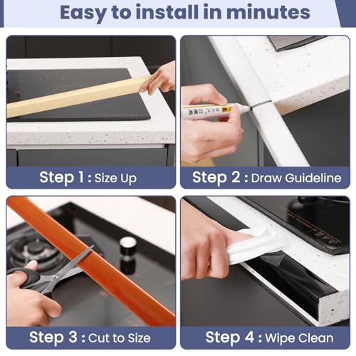 Image of 2PCS Wall Corner Protectors Guards - Self Adhesive Corner Protector & Corner Guards for Walls Edge Protection, Easy to Apply - No Tools Needed(Brown, 31.5 inchx1.18 inch)