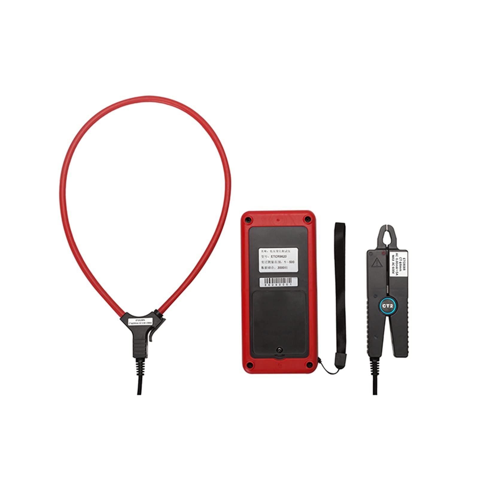 Pinza Amperimétrica, ETCR9620 Probador de relación transformador de bajo voltaje inalámbrico for probar 0.0A-3000A