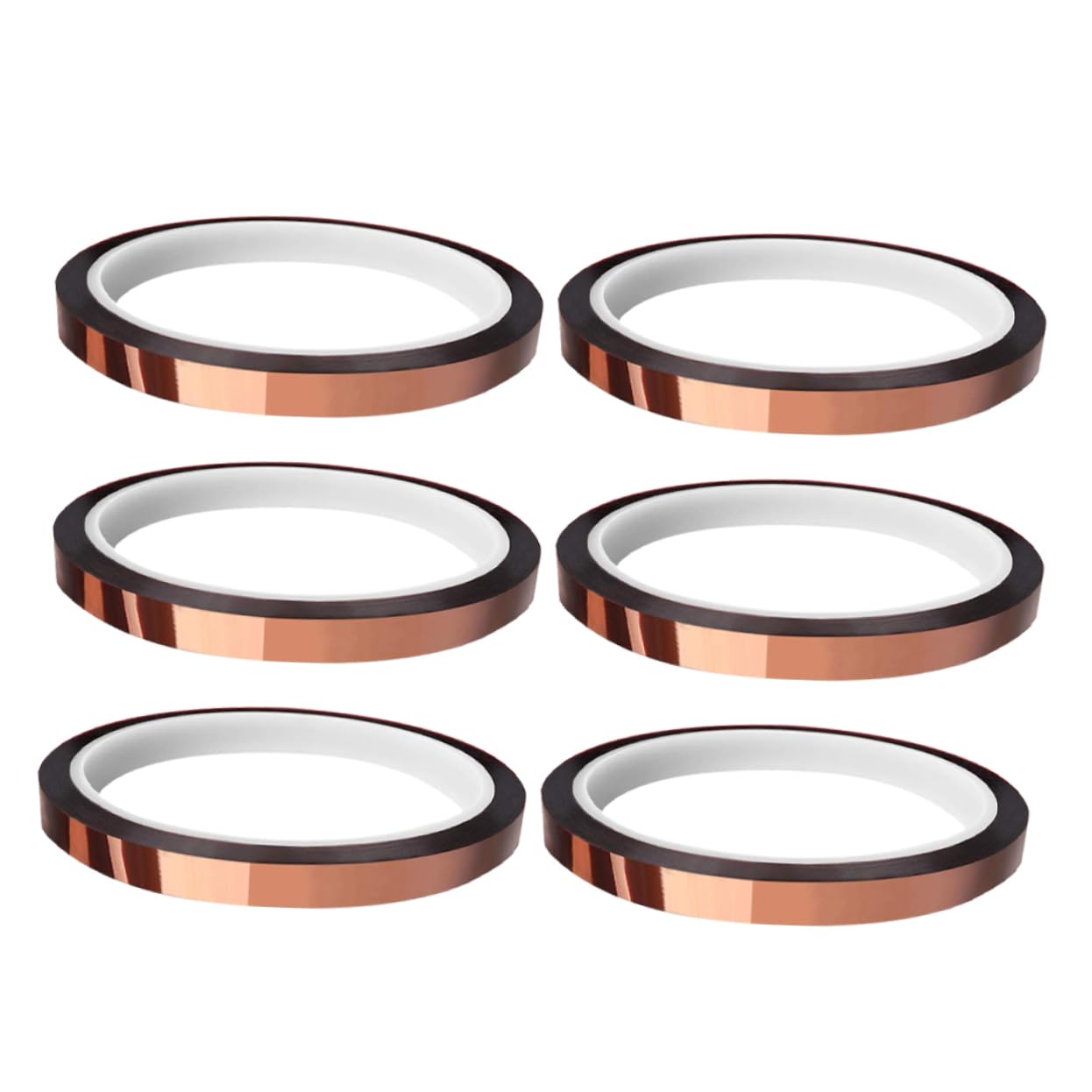 DINHEAROM 6 Rolls Static Tape Acid Resistant Insulation Tape for Repairing Tools Easy to Tear Wide Long Suitable for Sealing Machines and More
