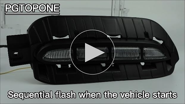 Amazon.com: PGTOPONE Switchback White/Amber LED Front Bumper