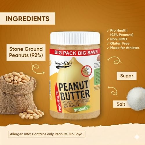 Image of Nutelite Peanut butter (Pro Health) - Smooth 900g (Non-GMO, Gluten Free, Vegan)