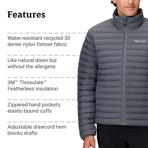 Image of MARMOT Men's Echo Featherless Jacket - Lightweight Down Alternative Puffer Coat