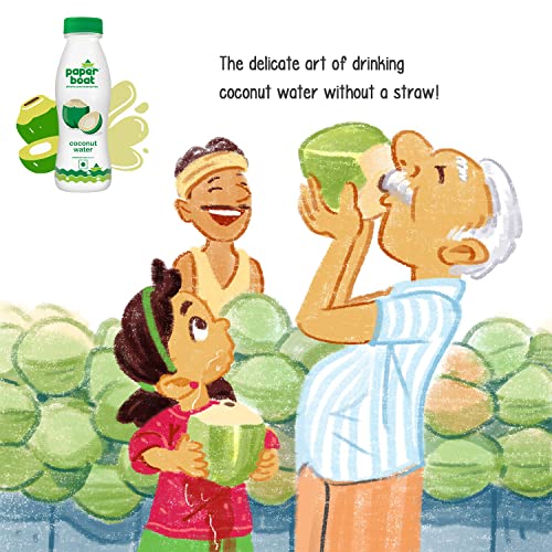 Image of Paper Boat Coconut Water, Refreshing Coconut Flavour, Vital Minerals (Pack of 18, 200ml Each)