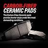 PowerStop Rear Brake Pads For Ford F-150 2012-20 - Z36 Truck & Tow Carbon-Fiber Ceramic Brake Pads With Installation Hardware, Z36-1602