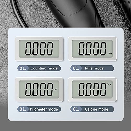 XIANGFATS Corde A Sauter Sport Corde de saut électronique sans fil avec Count auto intelligent sans fil Skip Calorie Consommation Consommation Fitness Building Building Tool d'exercice, Sports et dive