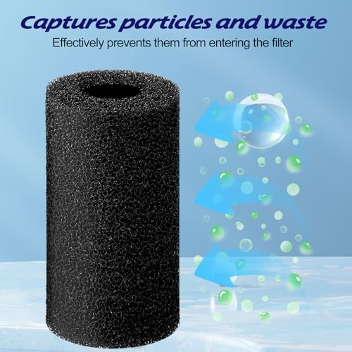 Image of 12Pack Pre-filter Sponge for Aquarium Sponge Filter Aquarium Foam Rolls Shrimp Fry Fish Tank Filters 0.8 inch Intake Replacement Filters Sponges for Small Fish Shrimp Fry Fishes Tank Covers Accessories