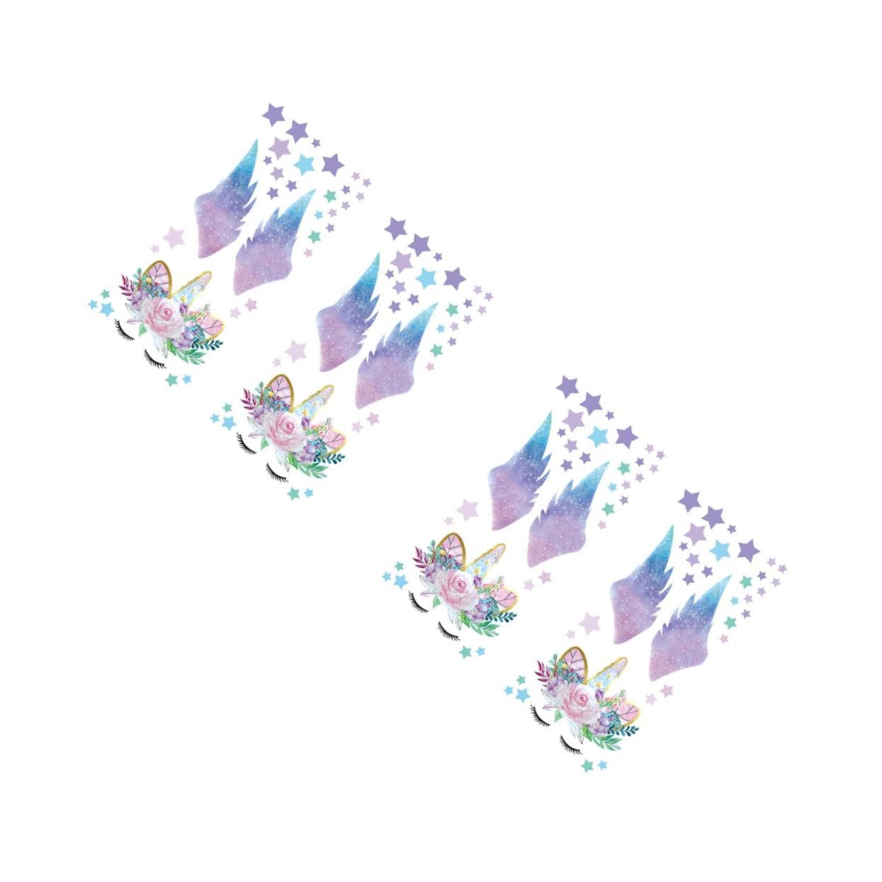 Stickers fleurs autocollants muraux amovibles Yardwe de style floral