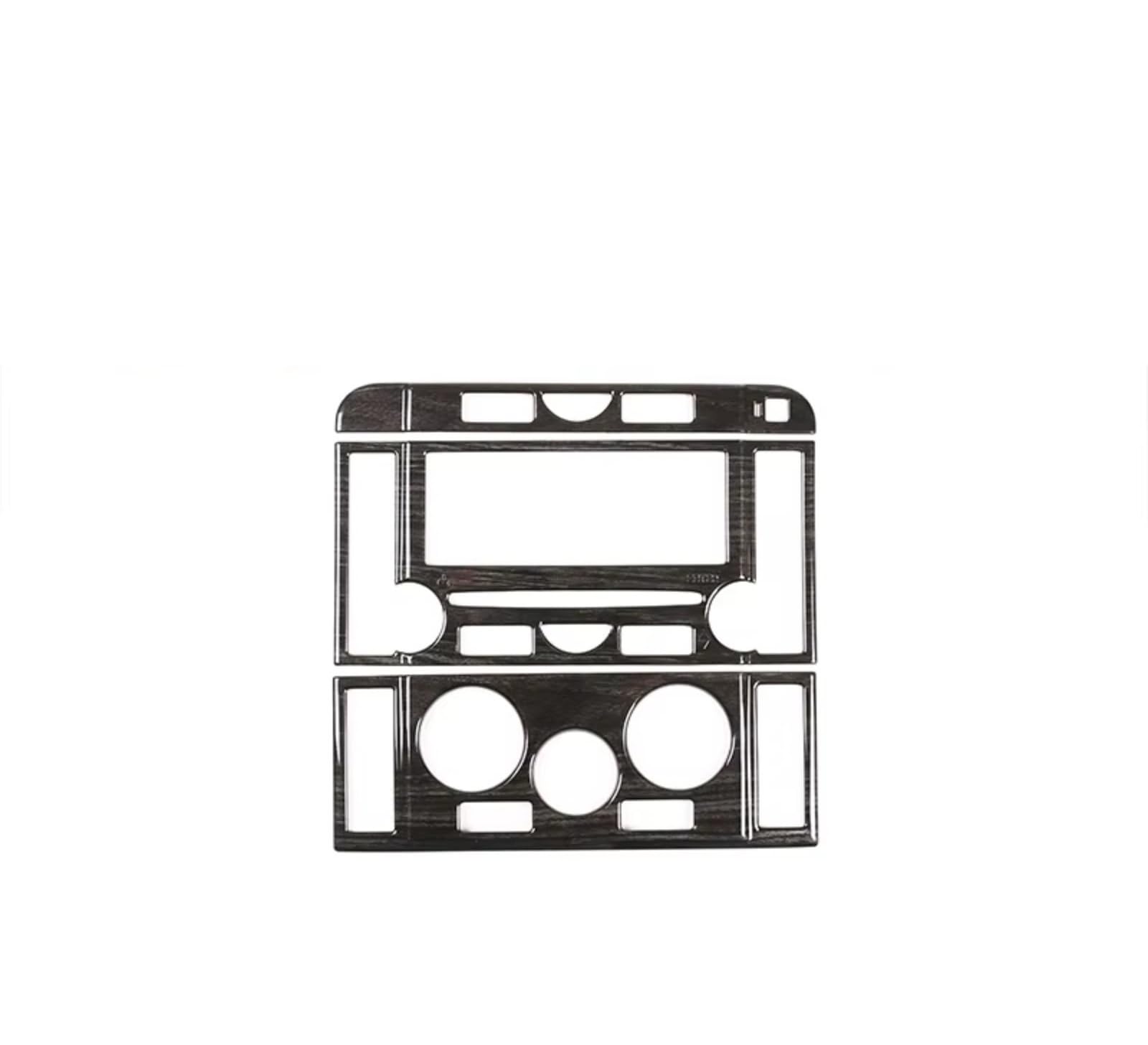 Car Interior Moulding Trim for Land for Rover for Discovery 3 for LR3 2004-2009 Car Interior Frame Decoration Sticker Accessories Black Wood Grain(K)