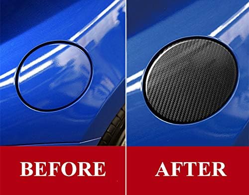 Carbon Fiber Fuel Filler Neck Gas Tank Cap Trim Cover For Toyota 86 Scion FR-S GT86 2012-2019