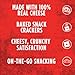 Cheez-It Baked Snack Cheese Crackers in a Cup, White Cheddar, Single Serve, 2.2 oz(Pack of 10)