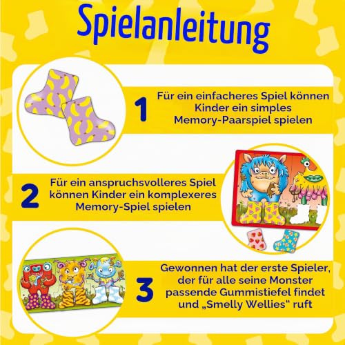 Orchard Toys Smelly Wellies, Kinderspiel (evtl. Nicht in Deutscher Sprache) – Ansicht 5