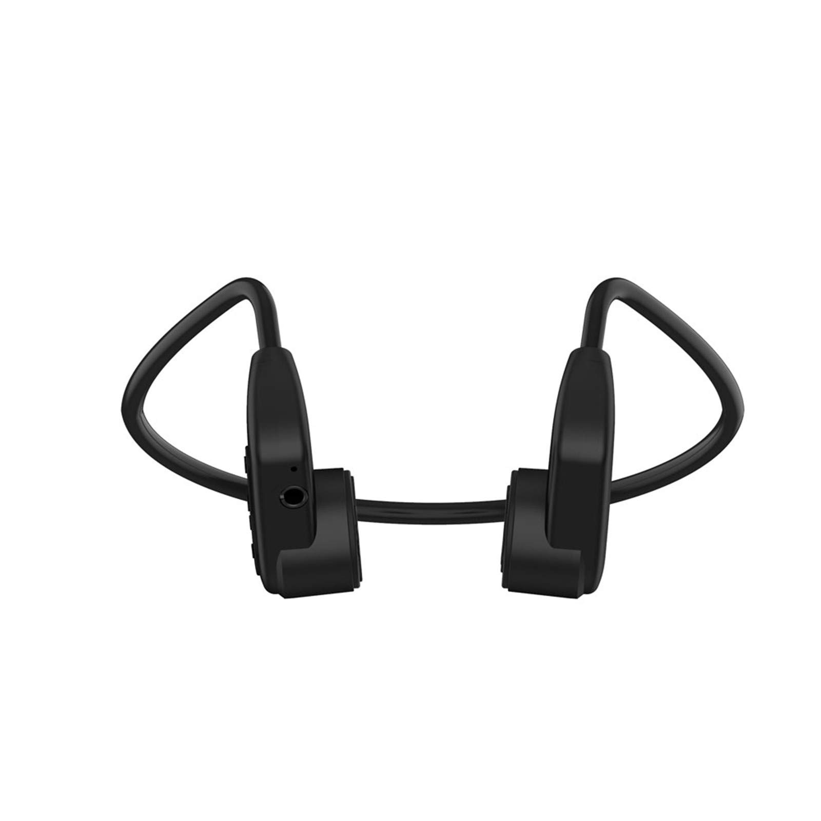 2 w 1 przewodnictwo kości słuchawki Bluetooth 5.0 IP68 wodoodporny odtwarzacz MP3 16 g pamięć zestaw słuchawkowy do pływania na zewnątrz sportowe słuchawki HiFi (czarny)