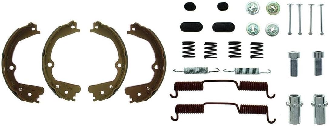 Brake Shoes Rear Set - 2x Rear Parking Brake Shoe,Parking Brake,Emergency Brake Shoes Parking Brake Hardware Kit Compatible with Ford E-350 Super Duty 2008-2011