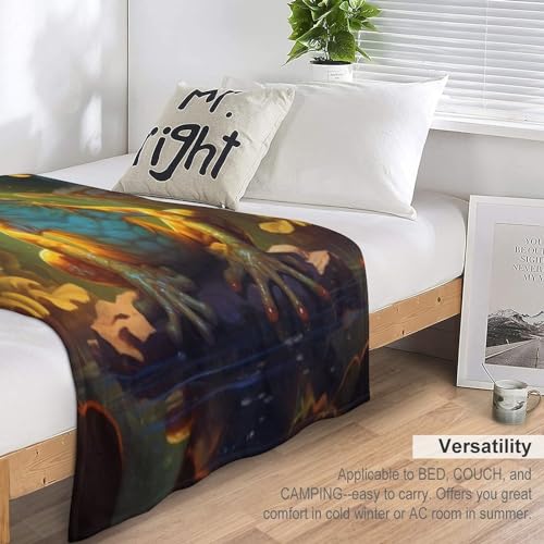 Couverture de balcon et de camping grenouille pour vos soirées