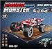 Quinmar 1/16 Scale 4WD RC Monster Truck, High Speed 37MPH, 550 Powerful Motor, All-Metal Transmission, 2.4GHz RC, Off-Road All Terrain Vehicle, Water Resistant with Rechargeable Battery(167RED)