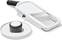OXO Good Grips Precision Handheld Mandoline Slicer - 5 Adjustable Settings, Julienne, Safe Food Holder