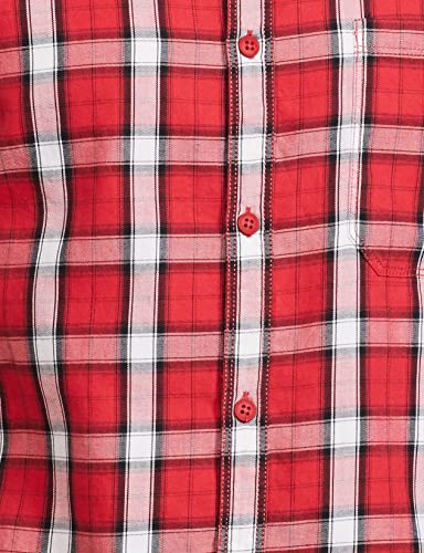 Image of Spykar Men's Checked Slim Fit Shirt