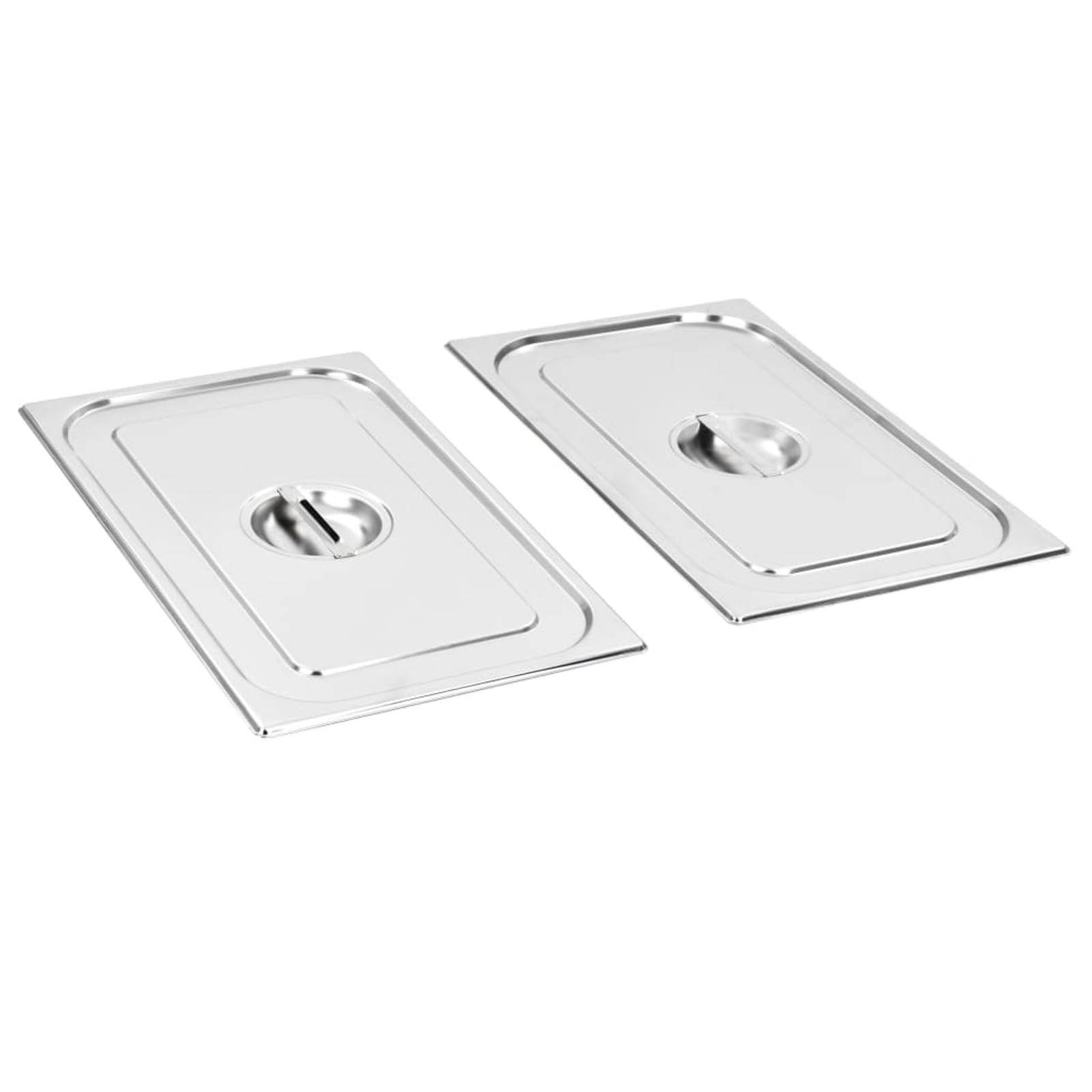 Coperchi per Contenitori Alimentari GN 1/1 2 pz in Acciaio Inox-50884