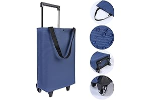 Small Collapsible Shopping Cart with Wheels