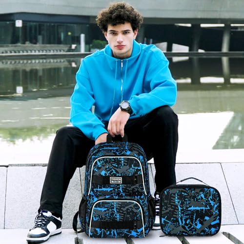 Image of Laptop Backpack, 16 Inch School Bag College Bookbag, Water Resistant Backpacks for Teens Girls Boys Women Men Students