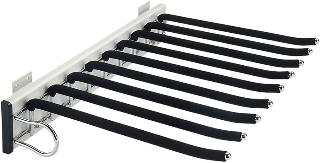 Pull Out Pants Hangers Trousers Rack, Side Mount Left