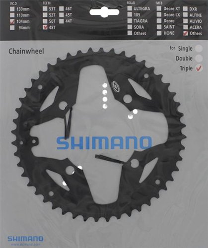 シマノ リペアパーツ スパイク付チェーンリング 48T チェーンガード用 FC-M391-8 FC-M391 Y1ME98070