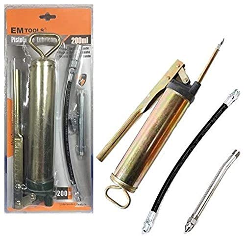 ENGRASADORA, PISTOLA O BOMBA DE ENGRASE NEUMATICA 200 ML