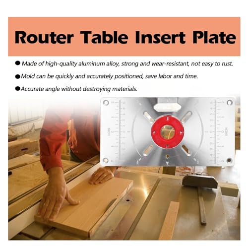 Plaque d'insertion de table multifonctionnelle pour banc de menuiserie et machine-outil bois - 5