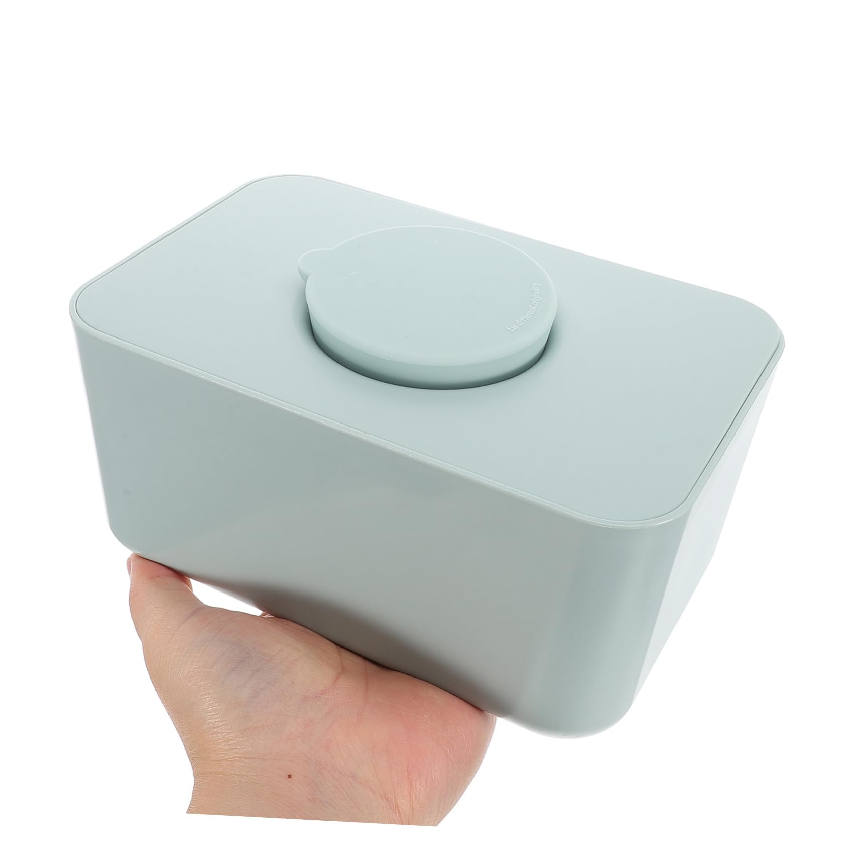 OUNONA Caja De Toallitas Húmedas Rellenable Dispensador De Toallitas Tapa Adulto Antideslizante Para Baño y Coche