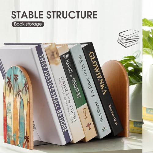 Organizador de libros resistente antideslizante para estanterías de hogar 8