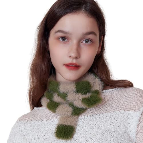 SUNDSGT Skinny Scarf Neckerchief Knit Striped Scarf for Women Fashion Cute Accessories Spring Fall Winter3