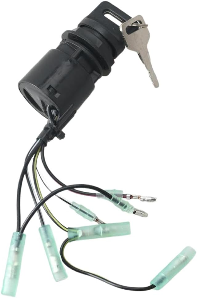 Hoping Ignition Switch and Key 35100-ZV5-013 35100ZV5013 Compatible with BF115 BF135 BF150 BF200 BF225 Outboard Motor Remote Control Box